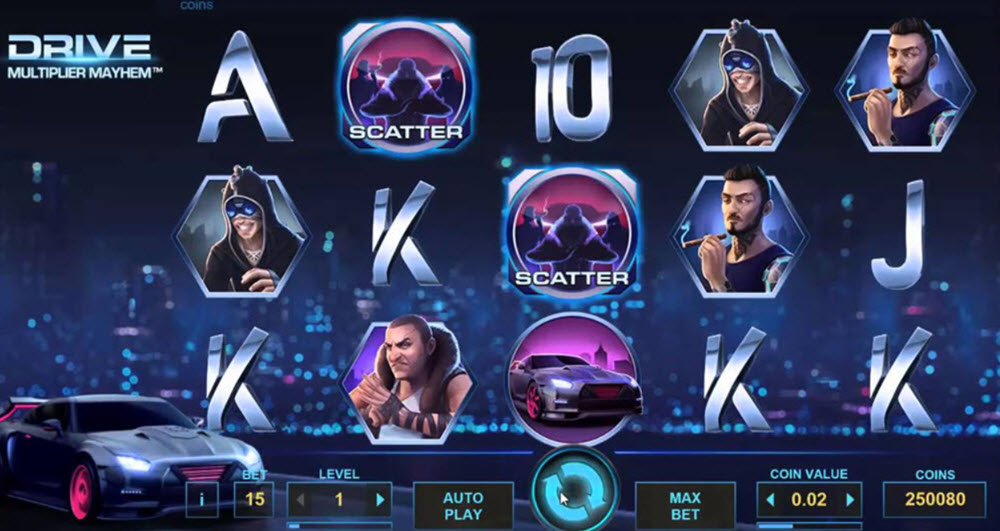Drive Multiplier Mayhem casino slot